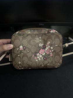 mini coach bag floral print 