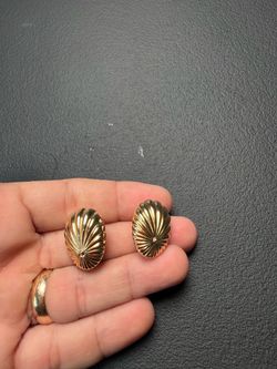 Vintage 14k aretes 1980 clasicos