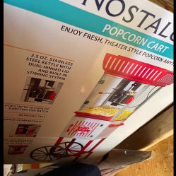 Popcorn Trolley New in box