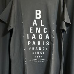 Balenciaga Optical Vision Black Washed Shirt Size XL UNISEX Pre-Owned