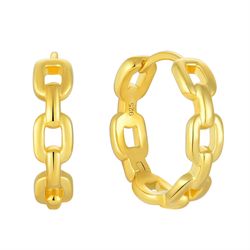 HOOP LINK  EARRINGS 