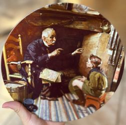 Vintage Norman Rockwell Plate 
