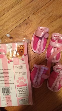 Lulu pink puppy shoes size sm