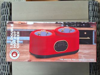 1.8 litter double hot pot cooker