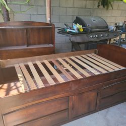 Free Wooden Twin Bed