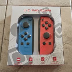 Nintendo Switch Controller [Blue + Red] - JoyCon Style - OLED - Lite - Mario Kart - Mario Party - Pokemon - Kirby 