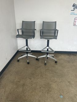 Herman Miller Setu Stools Chairs 2 Available $150 each Or $260 For both