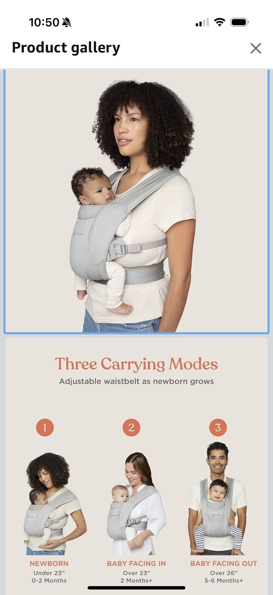 Ergobaby Embrace Cozy