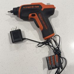 Black & Decker Roto-Bit 4V Cordless Screwdriver W/ Charging Cord