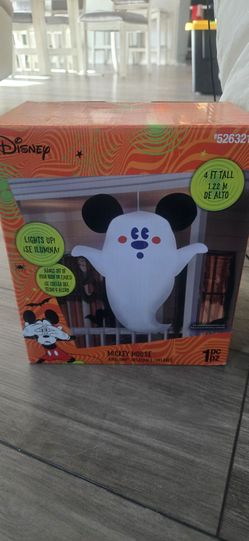 Disney Halloween Mickey Mouse Ghost Hanging Airblown Inflatable 4 ft