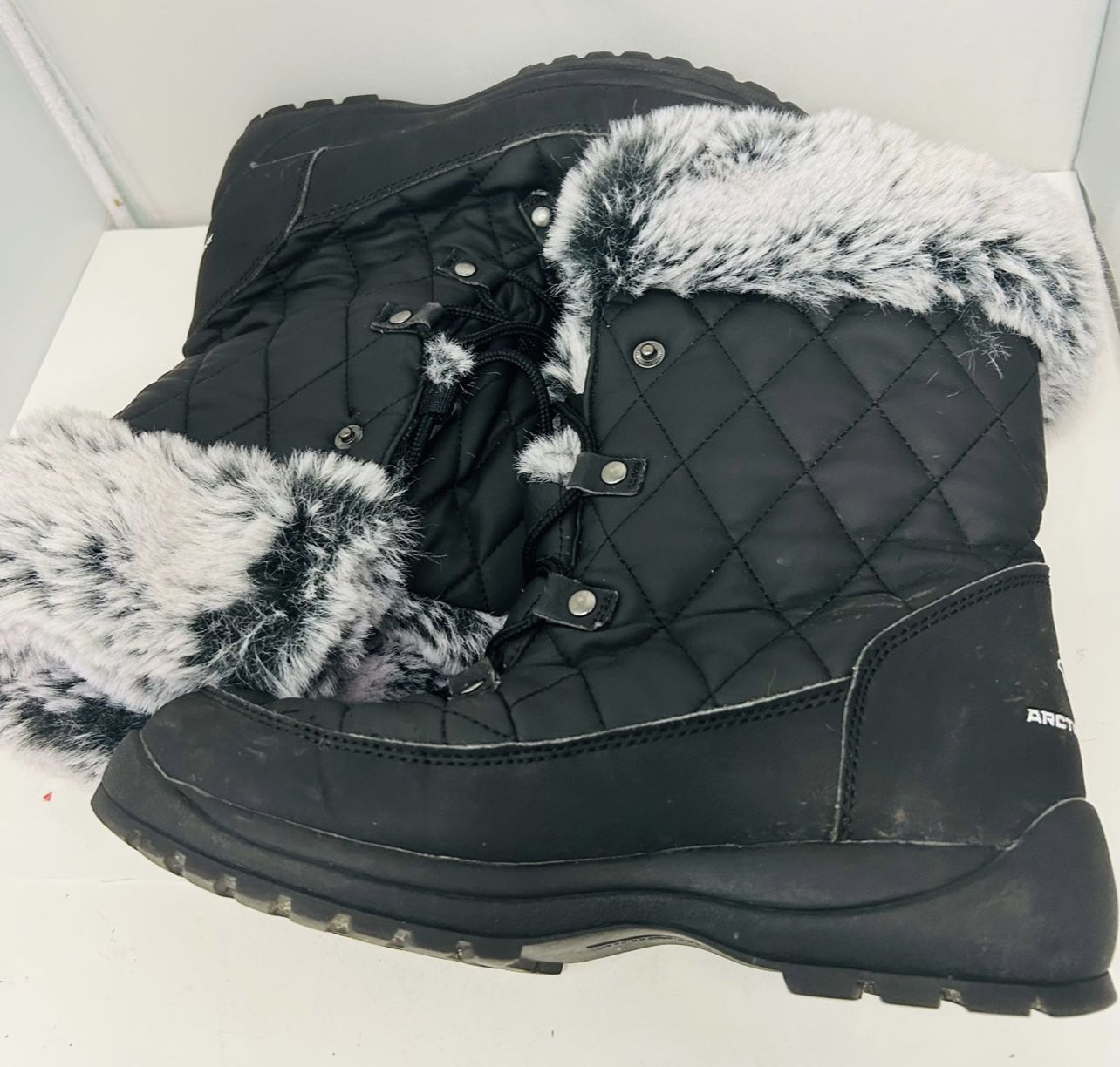Arctic Shield Women's Anna Fur Lined Waterproof Insulated Boots Size 7