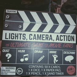 Lights Camera Action Board Game Brand New 