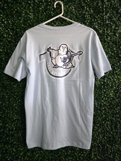 True Religion Men's Blue Cotton T-shirts Size L