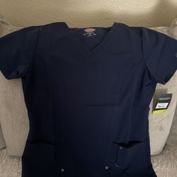 Dickies Xtreme Stretch Women Scrubs Top V-Neck