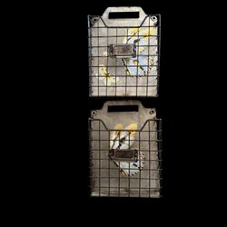 Wire Stationary baskets One For 12 Or 2 For 24 