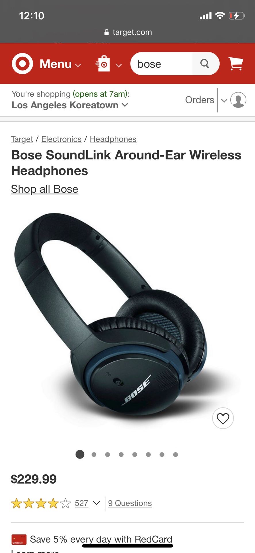 Bose headphones