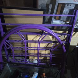 Twin Purple Bed Frame