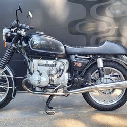 Beautiful 1975 Bmw R75/6 Boxer / Airhead Motorcycle 