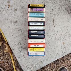 12 9 Track Tapes All In Great Playing Condition 