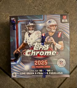 2025 Topps Chrome Football Mega Box NEW