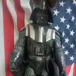 Star Wars 30 Inch Darth Vader Figurine Large Action Figure Black Cape