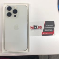 Iphone 15 Pro 1TB White Titanium Pre Owned- Used 