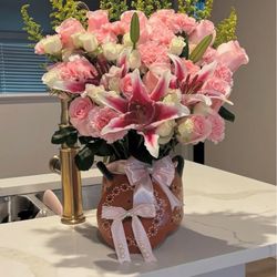 Ollitas de barro flowers