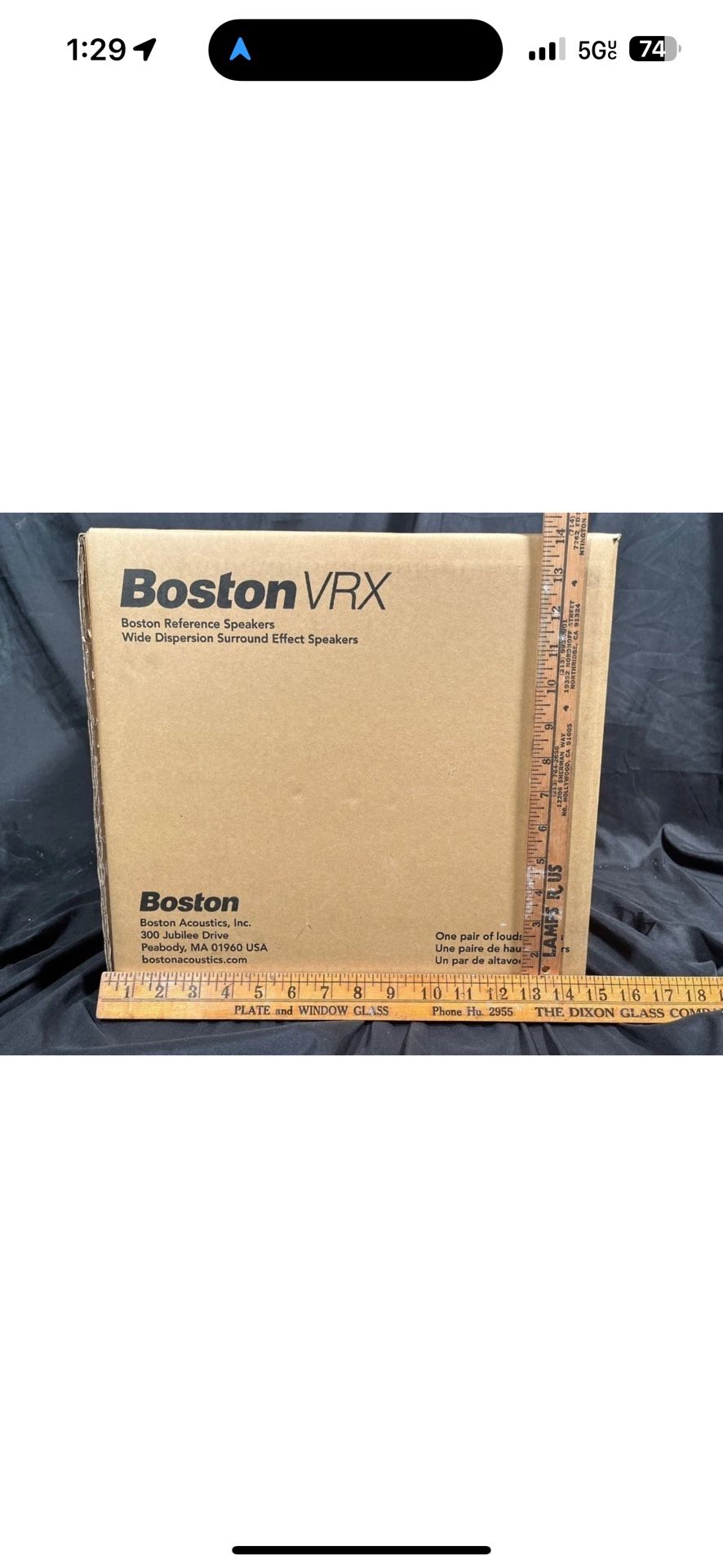 Boston VRX Surround Effect Speakers- NIB!