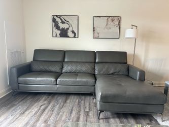 Sorrento Granite 2 Pc Sectional with adjustable headrest