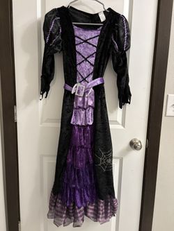 Witch costume & Hat sz L girls