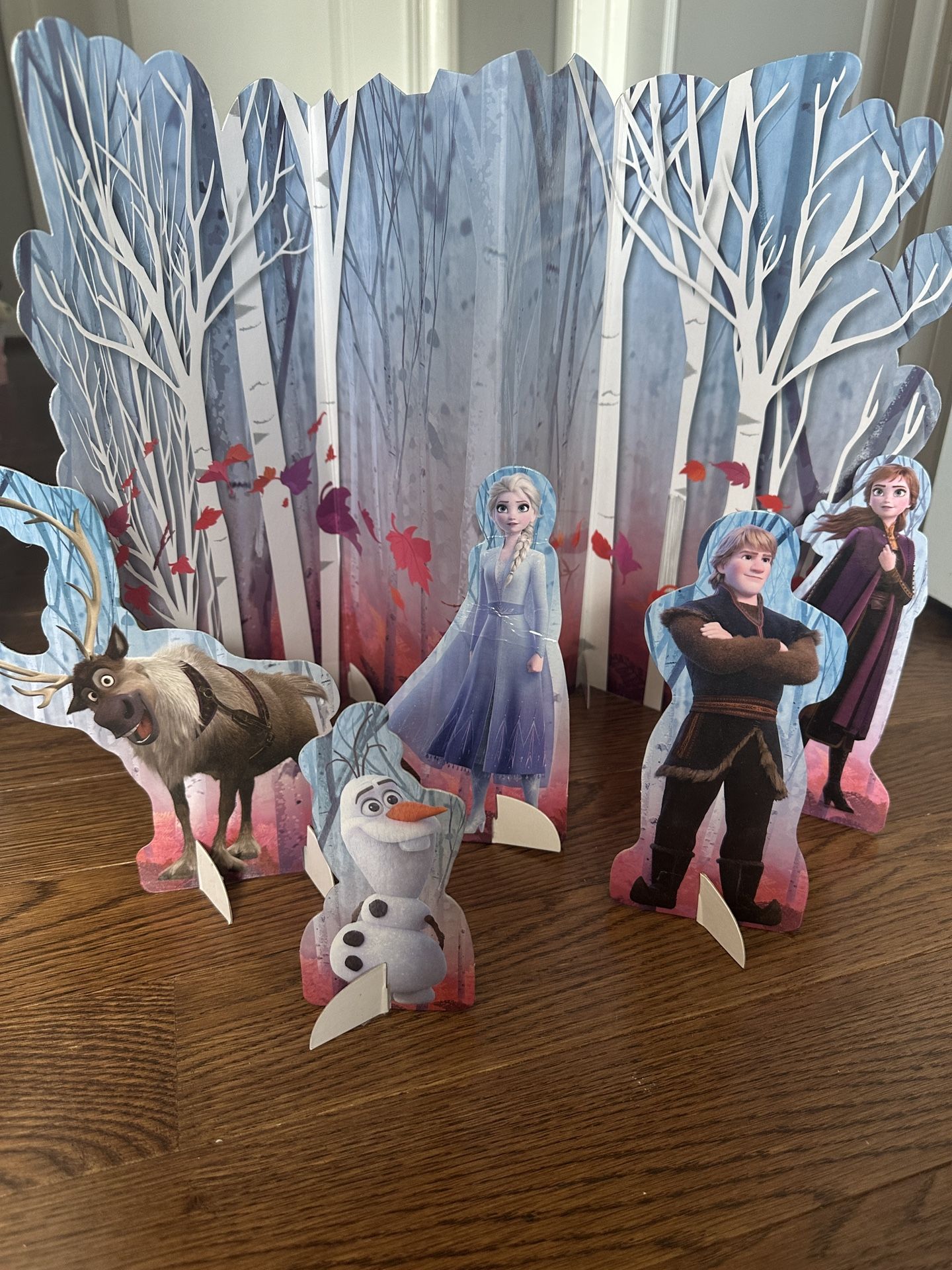 Frozen Party Table Decoration Set – Elsa, Anna & Friends – Great for Play or Display!