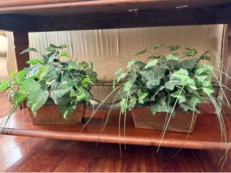 Artificial decor planters