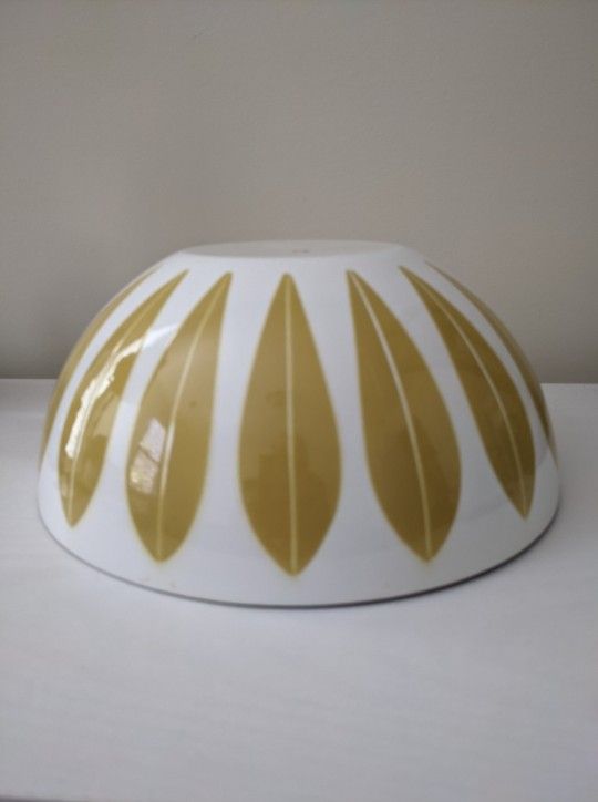 Vintage Mid Century Modern MCM Catherineholm Lotus Enamelware Bowl Rare Large 11 In