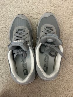 New Balance Gray Low-Top Sneakers