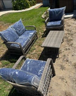 Four piece patio furniture set outdoor patio furniture brand new patio sofa set 🆕🚚🚎🆕