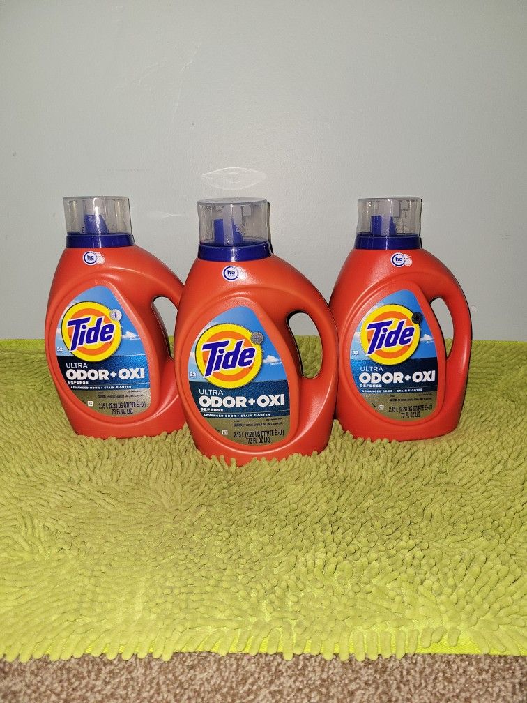 3 Tide+Ultra Odor+Oxi Defense 73oz