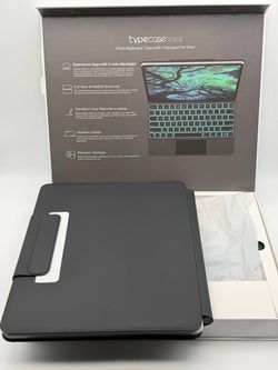 iPad Air 13 M4/M3/M2 & Pro 12.9 Keyboard Case Magic Backlit w/Trackpad Black