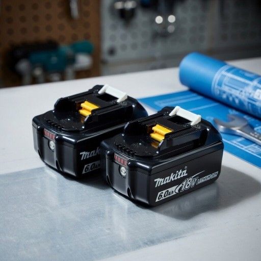 (2 Pack) Makita 18V LXT 6.0Ah
Battery Long-Lasting Power