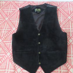 Scully Leather Suede Vest Size Medium Style 504