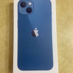 Apple iPhone 13 Blue 128GB EMPTY BOX ONLY 