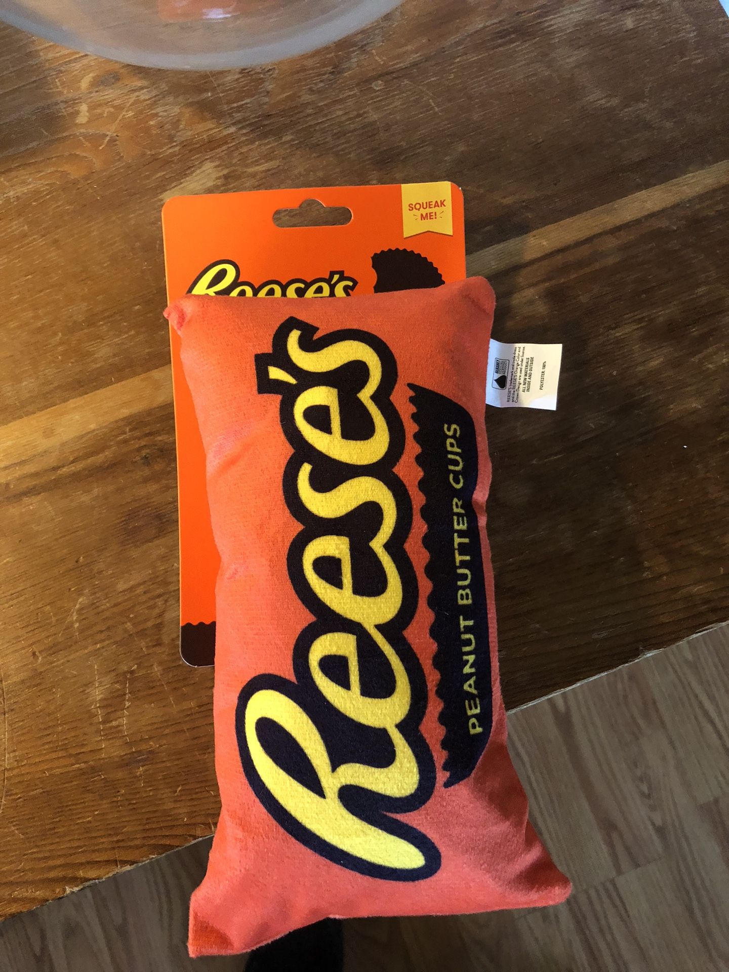 New Reese’s Squeaking Dog Toy