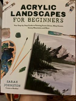 Acrylic Landscapes for Beginners by Sarah Johnston