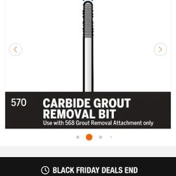 DREMEL GROUT REMOVAL BIT