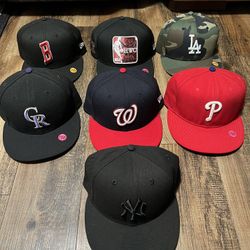 new era fitted hat. size 7 5/8