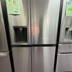 Refrigerator Lg 36” Inches New Open Box And 1 Year Warranty 