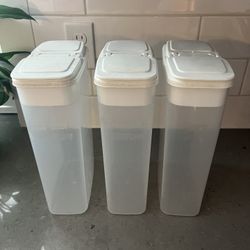 3 Cereal Canisters 