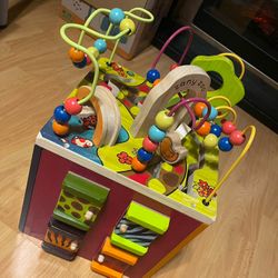 Wooden Activity Cube Zany Zoo