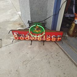 Classic Budweiser Neon