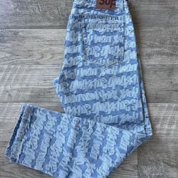 New Supreme Jacquard Jeans