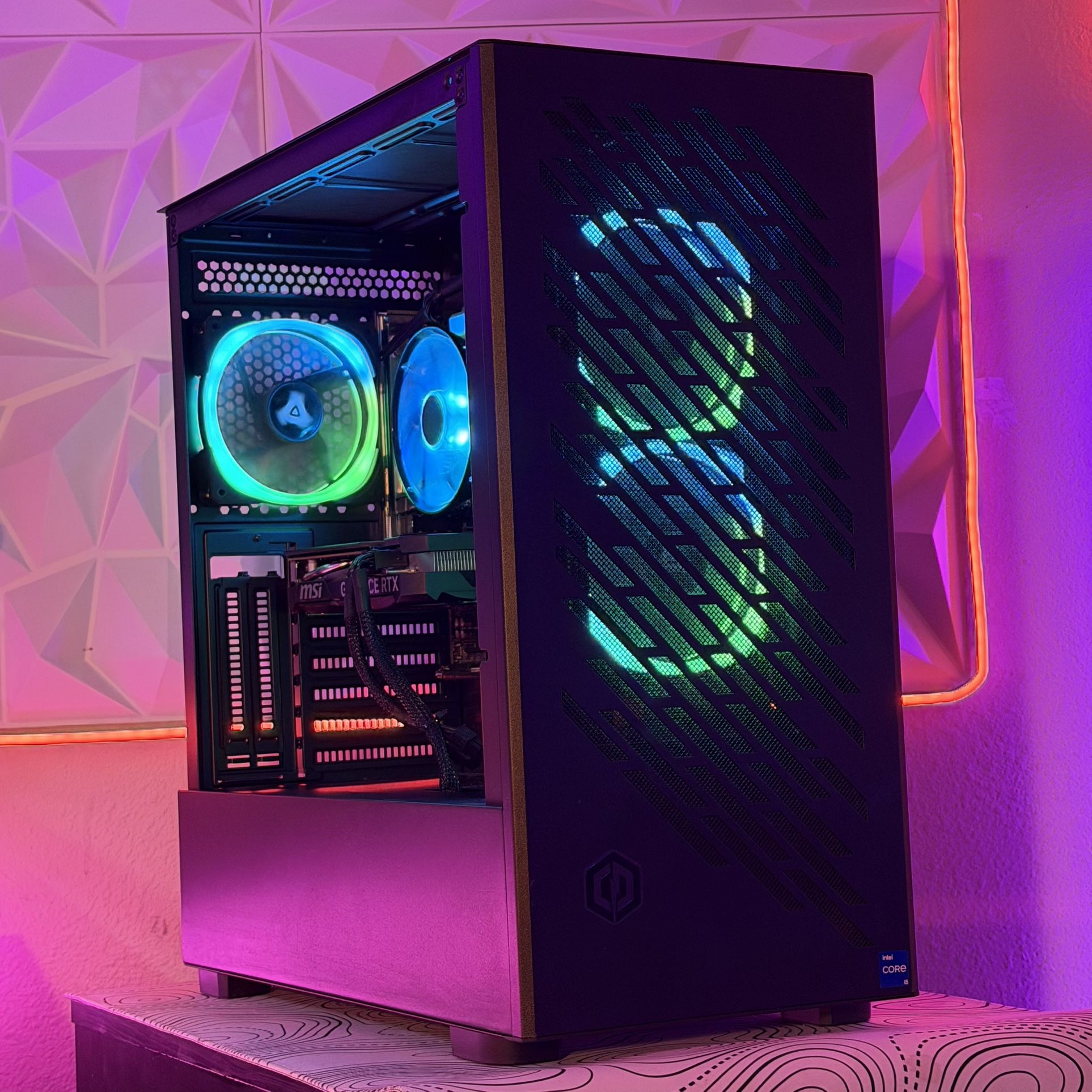 CyberPower RGB Desktop Gaming PC Computer RTX 4060 Intel I5 13th Gen 